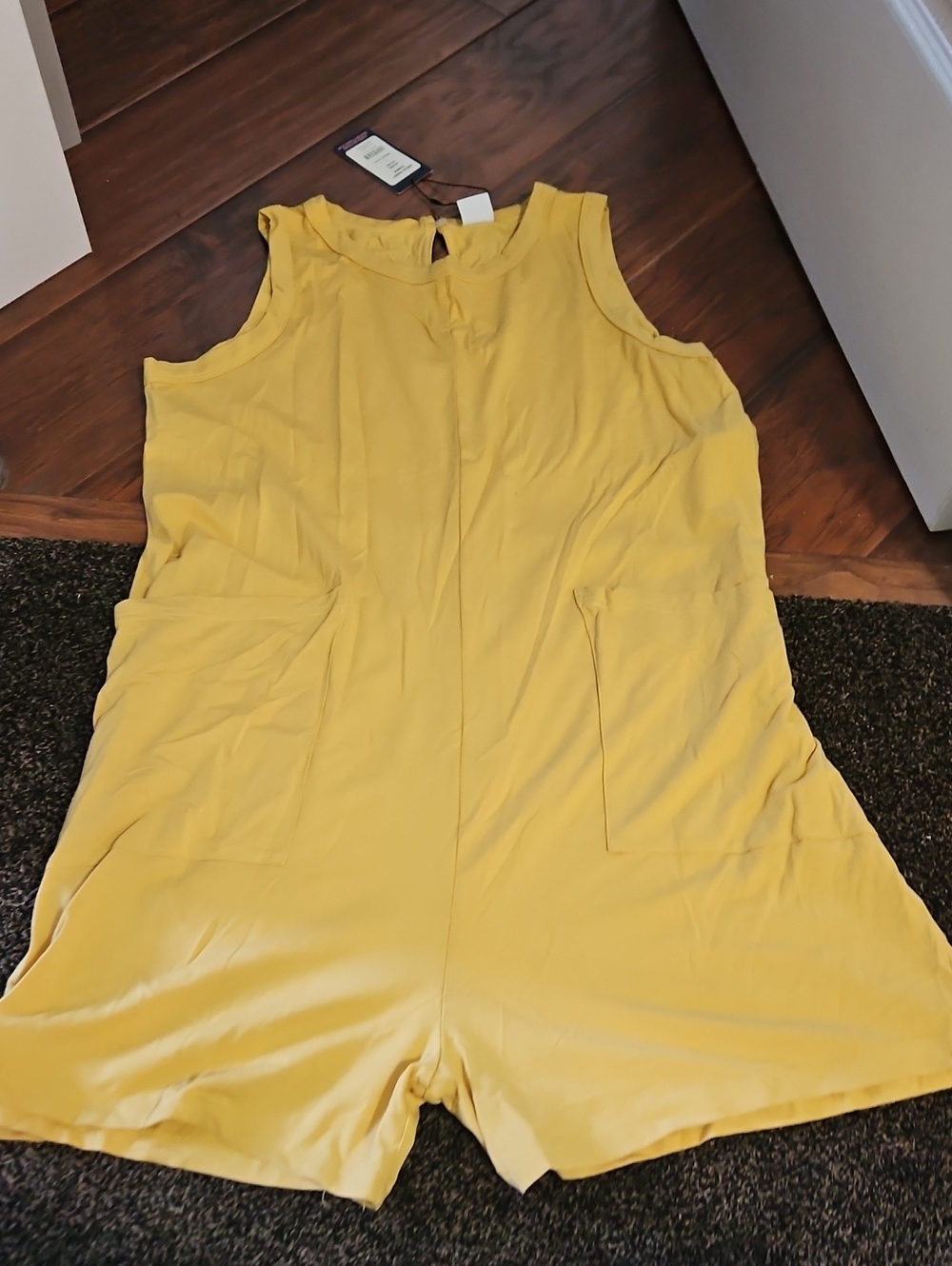 Smash + Tess Bright Yellow Sleeveless Romper